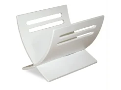 Homestyle4u Zeitungsständer Magazinhalter Holz Weiß