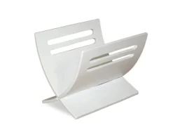 Homestyle4u Zeitungsständer Magazinhalter Holz Weiß