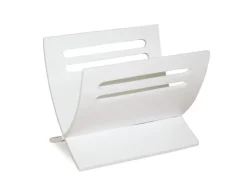 Homestyle4u Zeitungsständer Magazinhalter Holz Weiß