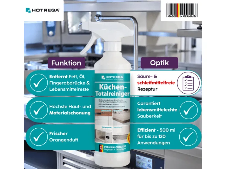 Hotrega Küchenset Reinigung Und Pflege Hochglanz 5-teilig