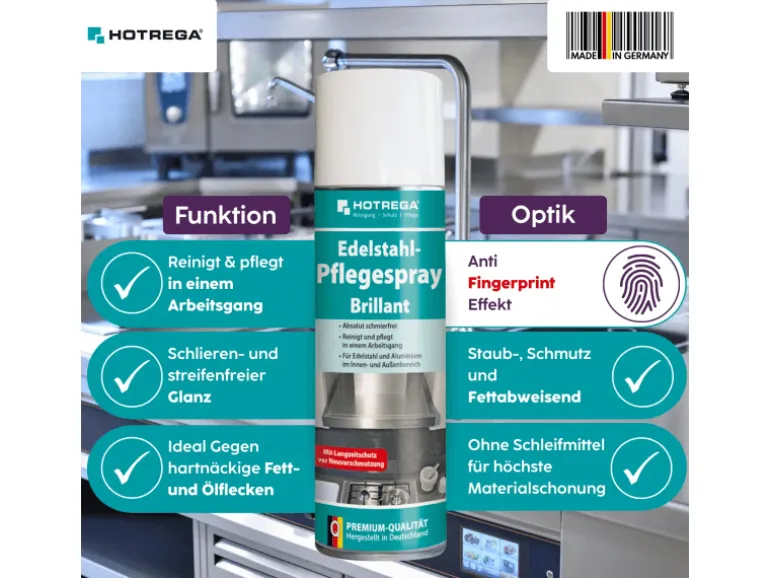Hotrega Küchenset Reinigung Und Pflege Hochglanz 5-teilig