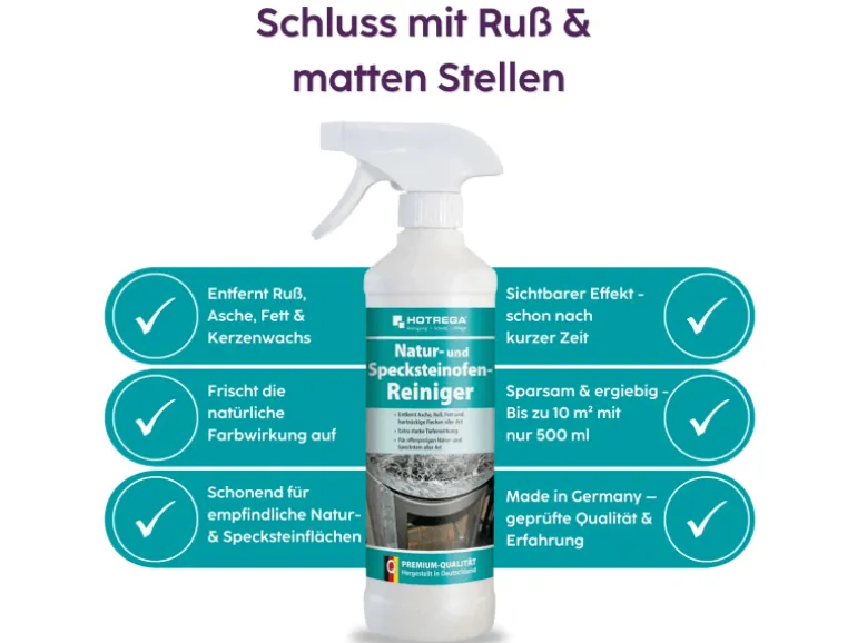 Hotrega Natur Und Specksteinofen Reiniger 500 ml