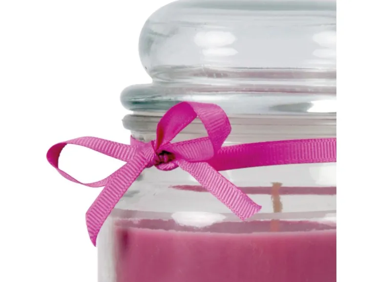 HS Candle Duftkerze & Bonbon Glas Danke Lavendel Lila