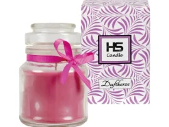 HS Candle Duftkerze & Bonbon Glas Ø7cm Lavendel