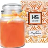 HS Candle Duftkerze & Bonbon Glas Ø10cm Honigmelone