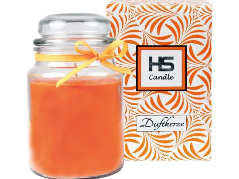 HS Candle Duftkerze & Bonbon Glas Ø10cm Honigmelone