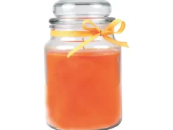 HS Candle Duftkerze & Bonbon Glas Ø10cm Honigmelone