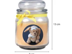 HS Candle Duftkerze & Bonbon Glas Genesung Gelb Vanille