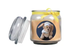 HS Candle Duftkerze & Bonbon Glas Genesung Gelb Vanille