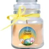HS Candle Duftkerze & Glas Frohe Ostern Bonbon Ø7 cm Vanille Ostereier