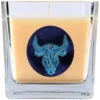 HS Candle Duftkerze & Glas Sternzeichen Vanille 50 Stunden Stier