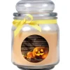 HS Candle Duftkerze & Glas Halloween Creme Bonbon 70h