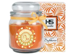 HS Candle Duftkerze & Glas Sternzeichen Honigmelone 70 Stunden Steinbock
