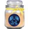 HS Candle Duftkerze & Glas Sternzeichen Vanille 70 Stunden Zwillinge