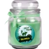 HS Candle Duftkerze & Glas Halloween Grün Bonbon 70h