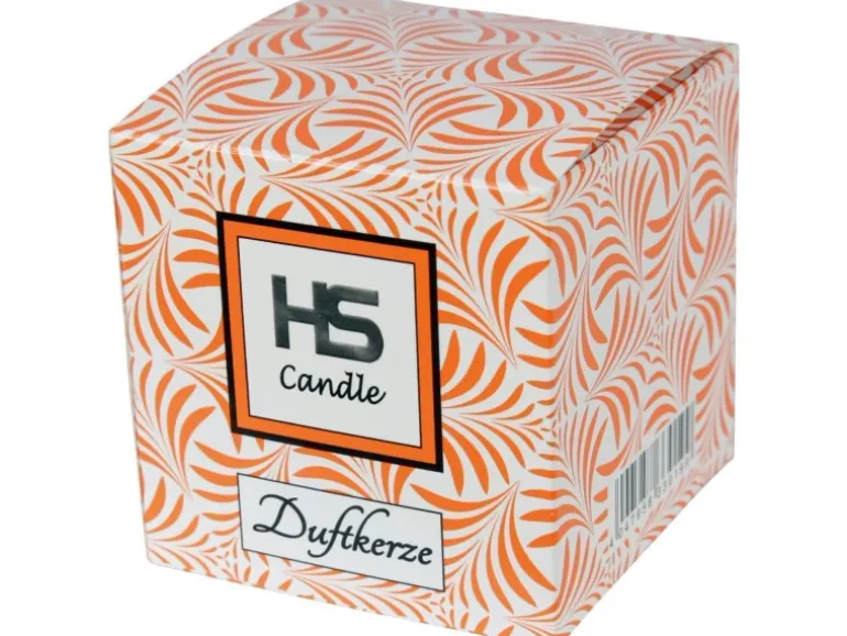 HS Candle Duftkerze & Glas Sternzeichen Honigmelone 50 Stunden Wassermann
