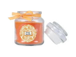 HS Candle Duftkerze & Glas Duft Schriftzug Bonbon Ø7 cm Honigmelone