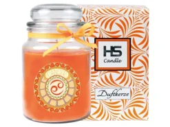 HS Candle Duftkerze & Glas Sternzeichen Honigmelone 110 Stunden Krebs