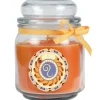 HS Candle Duftkerze & Glas Sternzeichen Honigmelone 70 Stunden Löwe