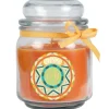 HS Candle Duftkerze & Glas Sternzeichen Honigmelone 70 Stunden Jungfrau