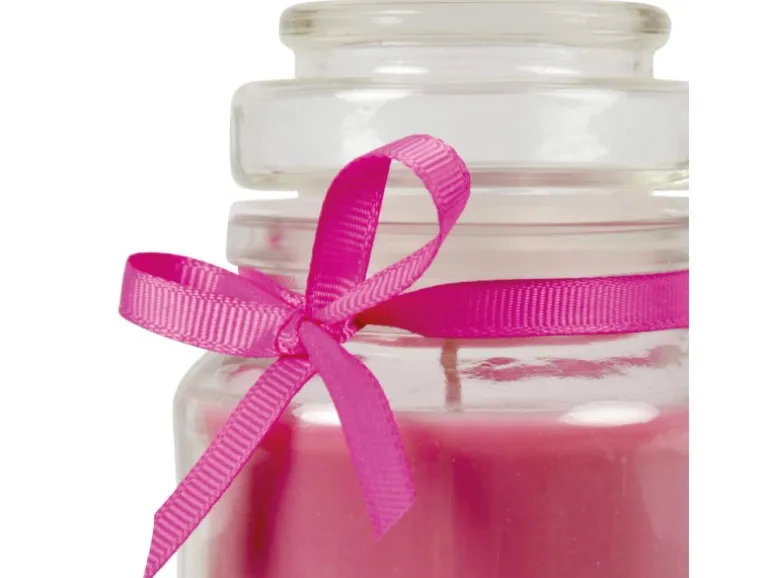 HS Candle Duftkerze & Glas Sternzeichen Lavendel 30 Stunden Wassermann