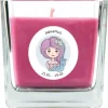 HS Candle Duftkerze & Glas Sternzeichen Lavendel 50 Stunden Wassermann