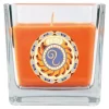 HS Candle Duftkerze & Glas Sternzeichen Honigmelone 50 Stunden Löwe