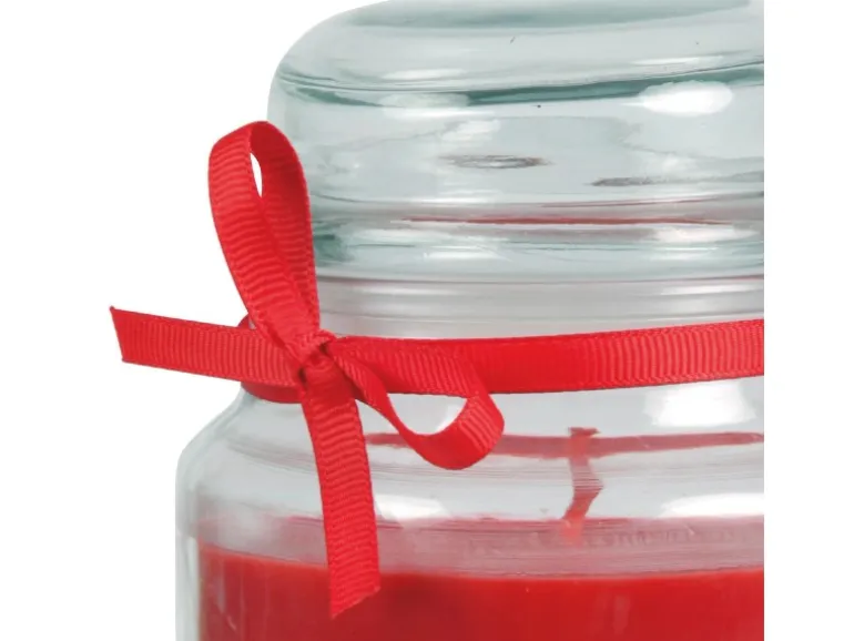 HS Candle Duftkerze & Glas Sternzeichen Rose 110 Stunden Schütze