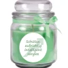 HS Candle Duftkerze & Glas Sternzeichen Coconut Limes 70 Stunden Schütze