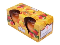 HS Candle Duftkerze Creation Kerzen 2er Pack Mango Sorbet