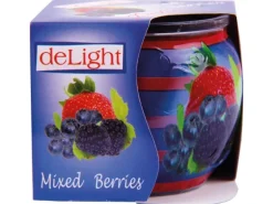 HS Candle Duftkerze Motiv 6er Pack Mixed Berries