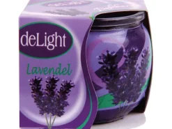 HS Candle Duftkerze Motiv 6er Pack Lavendel