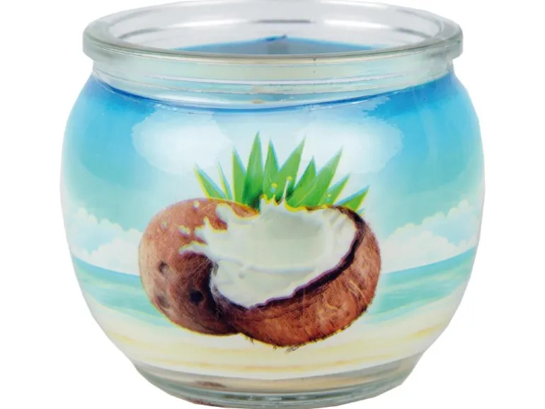 HS Candle Duftkerze Motiv Kerze Raumduft Coconut