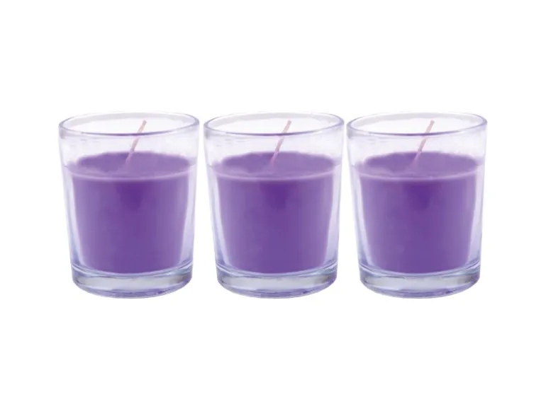 HS Candle Duftkerzen Classic 12er Pack Lavendel