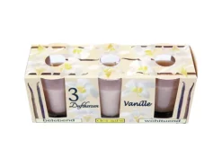 HS Candle Duftkerzen Classic Kerzen 3er Pack Vanille