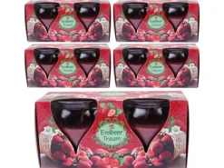 HS Candle Duftkerzen Creation 10er Pack Erdbeer Traum
