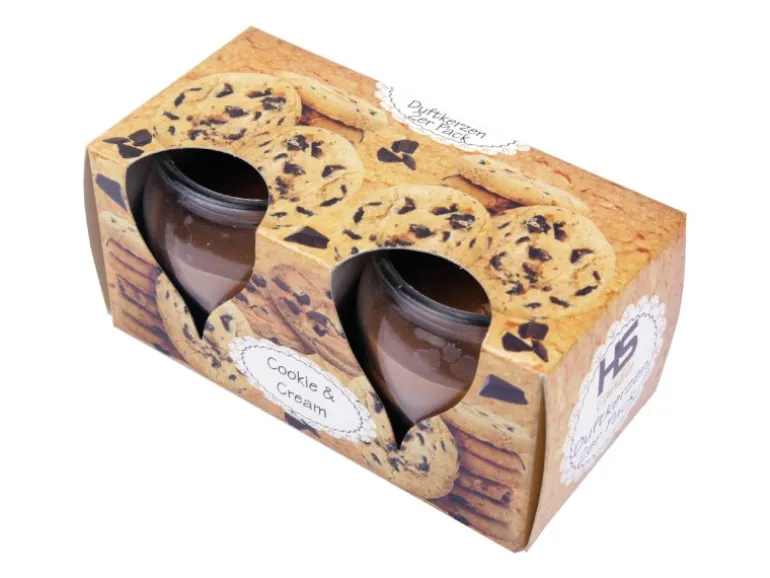 HS Candle Duftkerzen Creation 10er Pack Cookie Cream