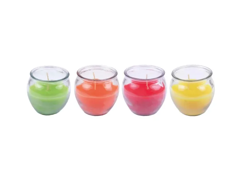 HS Candle Duftkerzen Selection 4 Kerzen Mix Fruit Selection