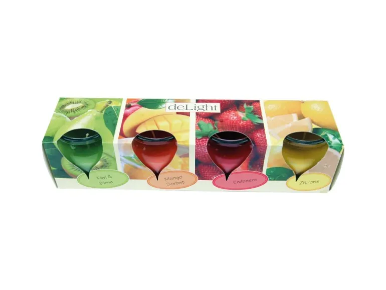 HS Candle Duftkerzen Selection 12er Pack Fruit Selection