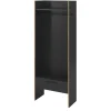 Inn.Furn Garderobe Salud in Grau und Nox Eiche 70 x 189 cm Salud