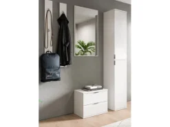 Inn.Furn Garderoben-Set 5-teilig in Weiß Hochglanz 153 cm SystemX