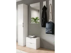 Inn.Furn Garderoben-Set 5-teilig in Weiß Hochglanz 153 cm SystemX