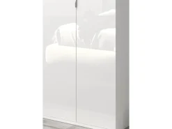 Inn.Furn Garderoben-Set 5-teilig in Weiß Hochglanz 238 cm SystemX