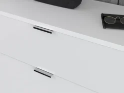 Inn.Furn Garderoben-Set 4-teilig in Weiß Hochglanz 128 cm SystemX