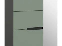 Inn.Furn Garderoben-Set 5-teilig in Salbei und Grau 255 cm Cooper