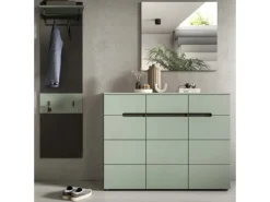 Inn.Furn Garderoben-Set 3-teilig in Salbei und Grau 180 cm Cooper