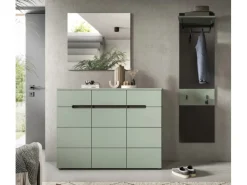 Inn.Furn Garderoben-Set 3-teilig in Salbei und Grau 180 cm Cooper