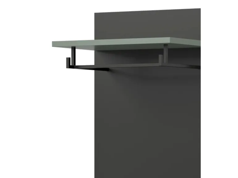 Inn.Furn Garderoben-Set 3-teilig in Salbei und Grau 180 cm Cooper