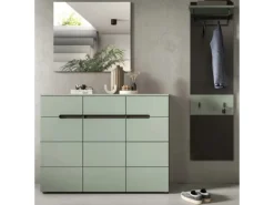 Inn.Furn Garderoben-Set 3-teilig in Salbei und Grau 180 cm Cooper