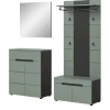 Inn.Furn Garderoben-Set 4-teilig in Salbei und Grau 175 cm Cooper